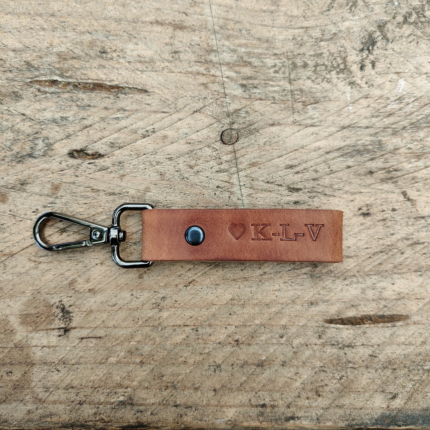 Leren sleutelhanger Robuust
