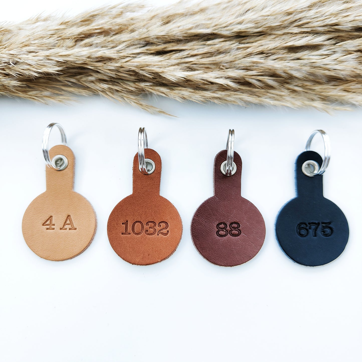 Leren sleutelhanger Mini