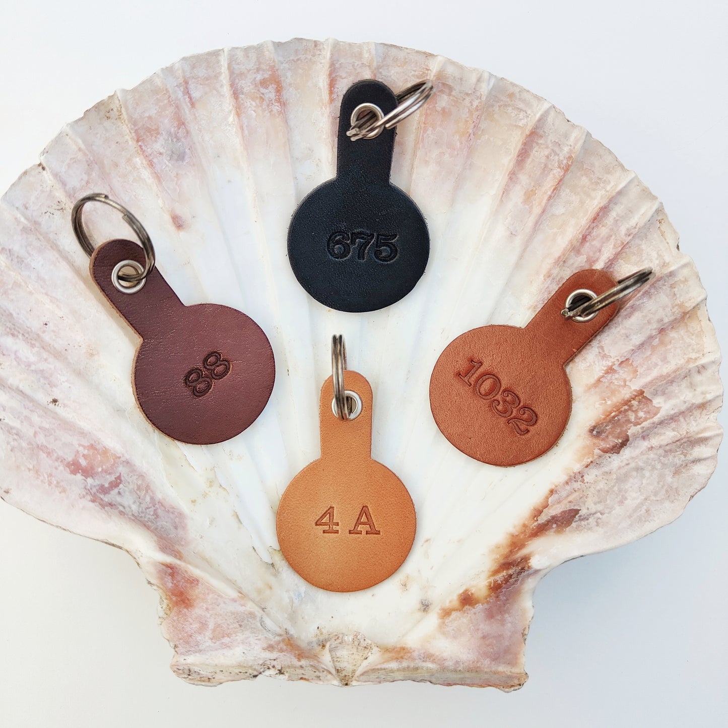 Leren sleutelhanger Mini