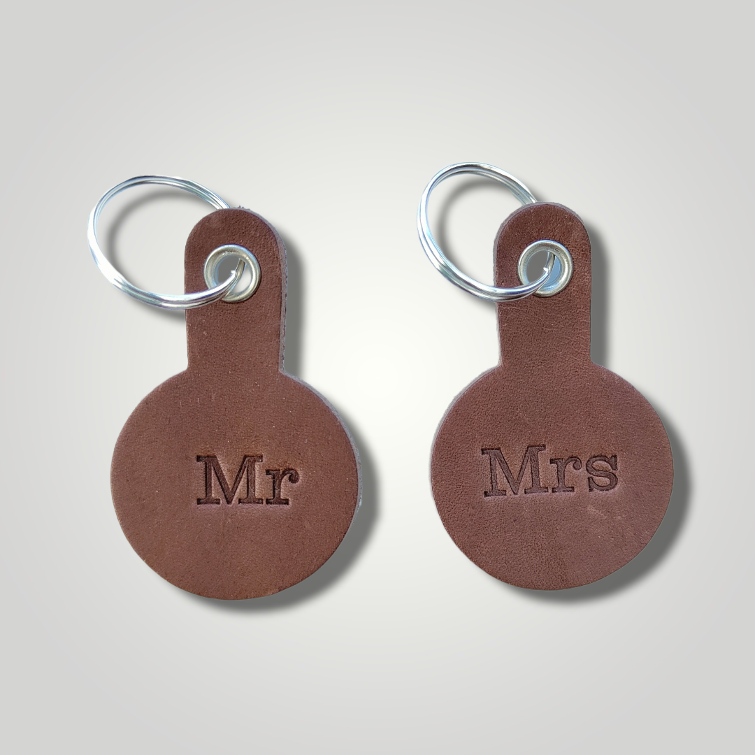 Leren sleutelhanger Mini